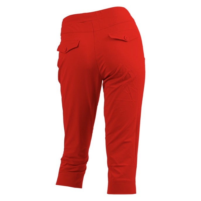 Broek capri travel - Rood