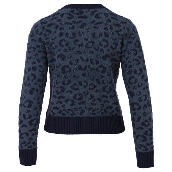 Enjoy Vest harig Indigo Blue