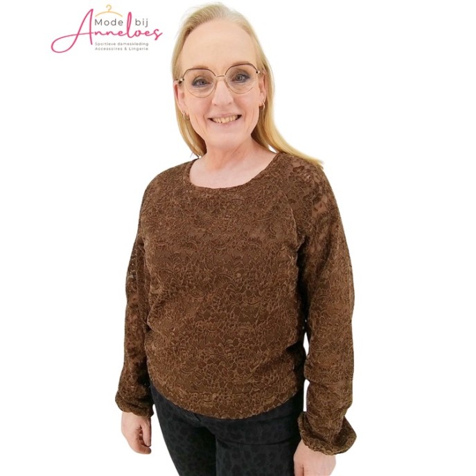 Enjoy Blouson 503548 kant bruched Bruin