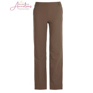 Enjoy Broek travel rechte pijp Bruin 870712