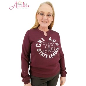 Enjoy Sweater Chicago opdruk Port