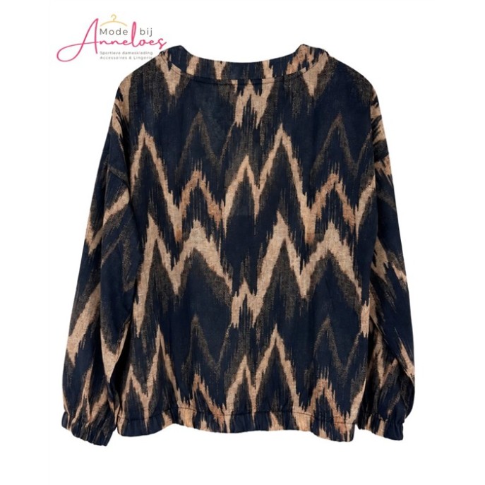 Enjoy Blouson grafisch print 156868 - Navy Enjoy Blouson grafisch print 156868 - Navy