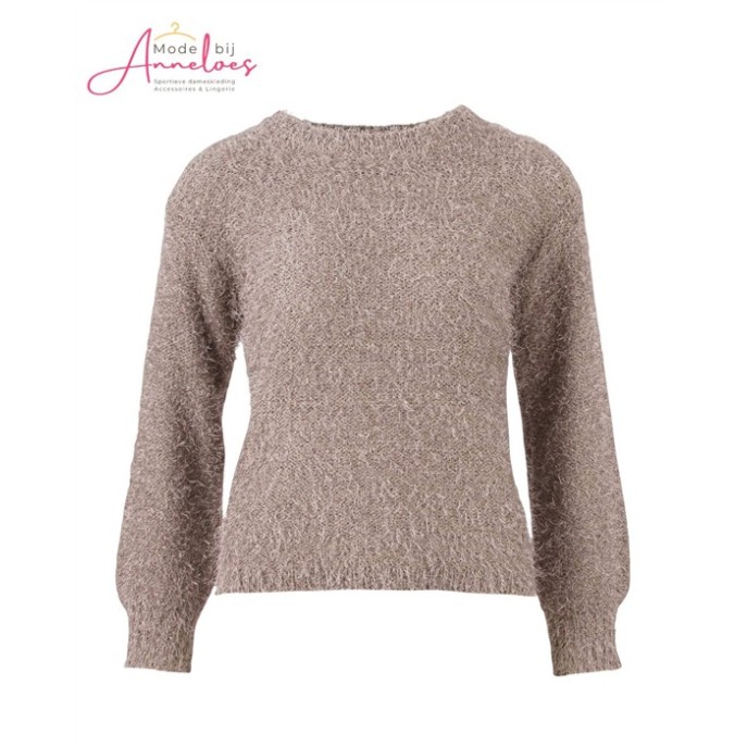 Enjoy Pullover Boxy fluffy 426492 - licht taupe Enjoy Pullover Boxy fluffy 426492 - licht taupe