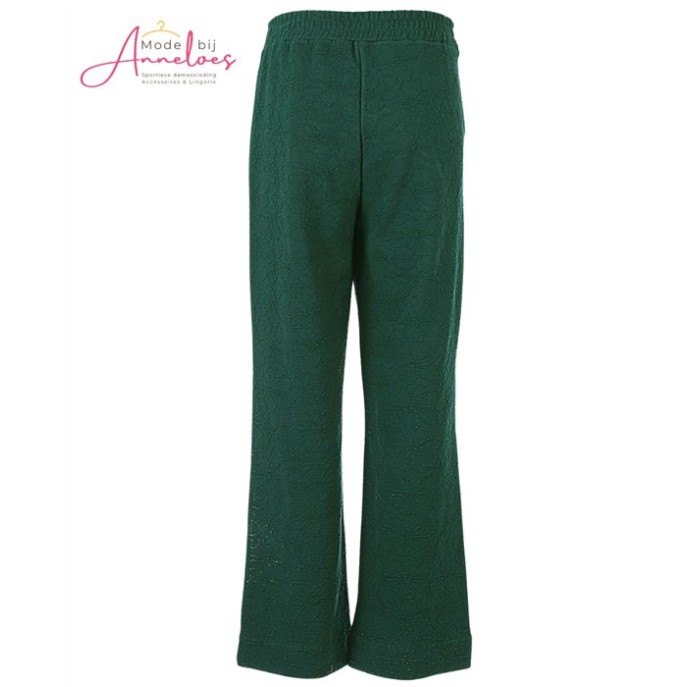 Enjoy Broek bloem jaquard 416137 - Bottle Groen Enjoy Broek bloem jaquard 416137 - Bottle Groen