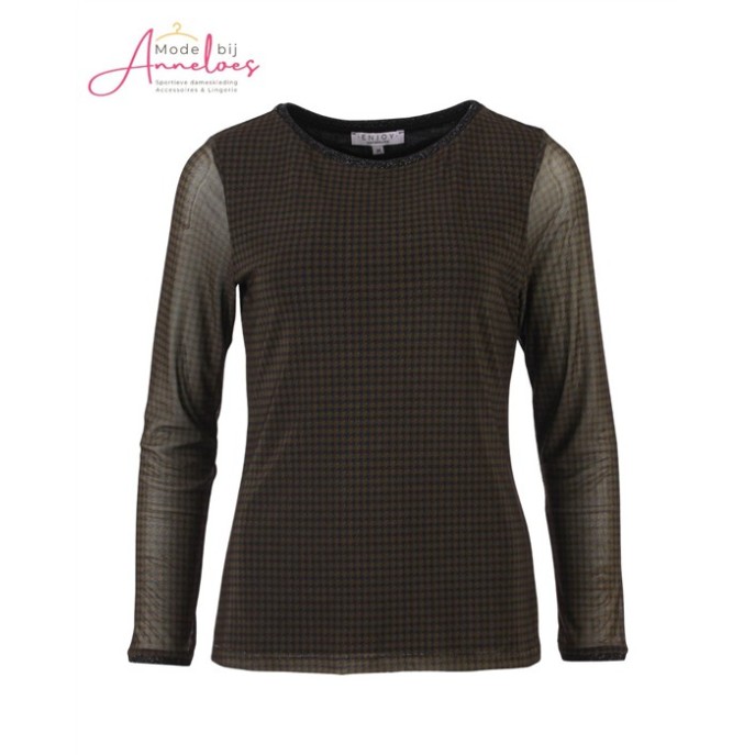Enjoy Top mash pied poule 166265 - Donker bruin Enjoy Top mash pied poule 166265 - Donker bruin