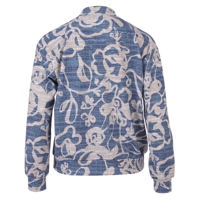 Z Enjoy Bomber jasje bloem - Jeans print