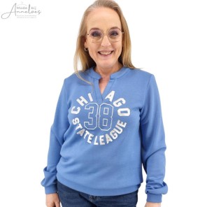 Enjoy Sweater Chicago opdruk - Jeans
