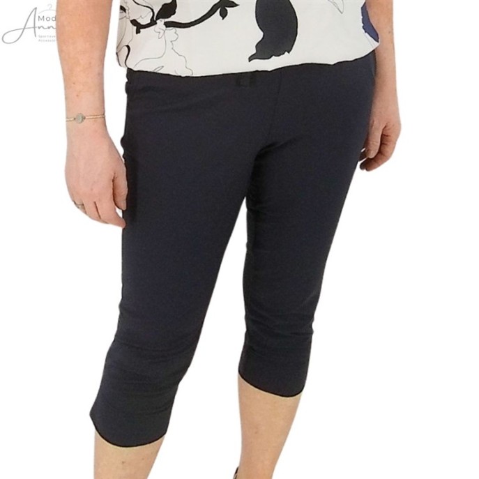 Broek capri travel - Marine