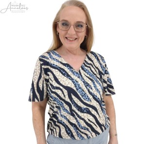 Enjoy Blouson vhals Jeans print