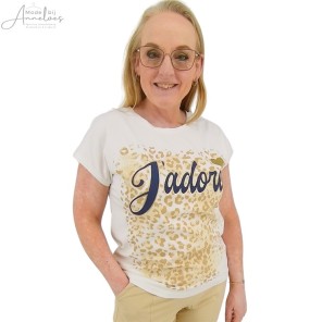 Enjoy T-shirt 155592 J'adore KM Ecru