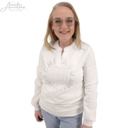 S Enjoy Sweater Chicago opdruk Wit