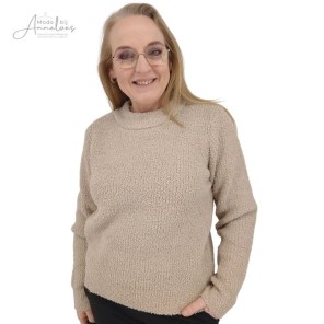 Z Enjoy Pullover fluffy - Zand