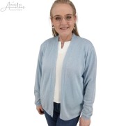 S Enjoy Vest lurex Blue