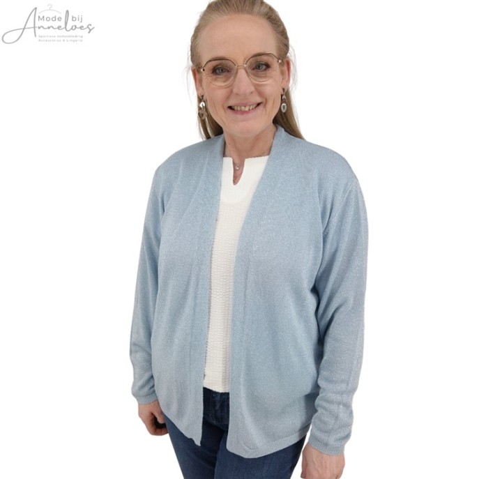 Z Enjoy Vest lurex Blue