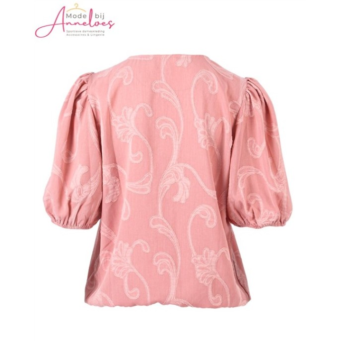 Enjoy Blouson korte pofmouw 127635 Pink