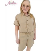 Enjoy Bermuda tencel 933105 Zand Enjoy Bermuda tencel 933105 Zand