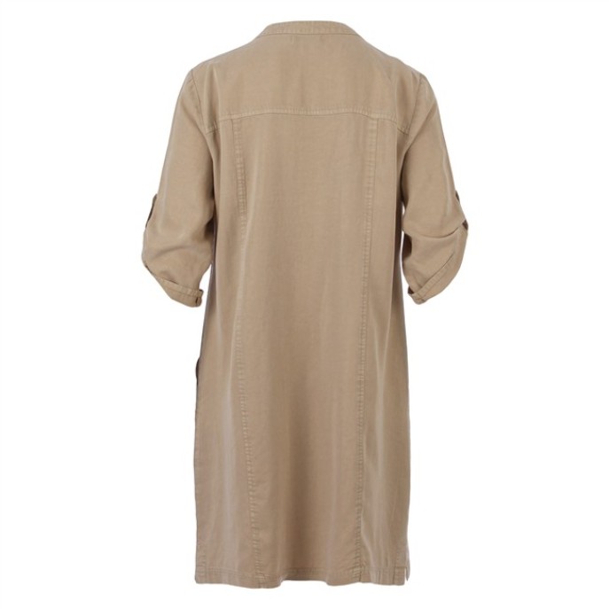 Enjoy Jurk 3/4 mouw tencel 939999 Zand 