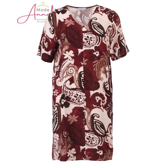 Enjoy Jurk Korte mouwen Alloverprint - Port 503640