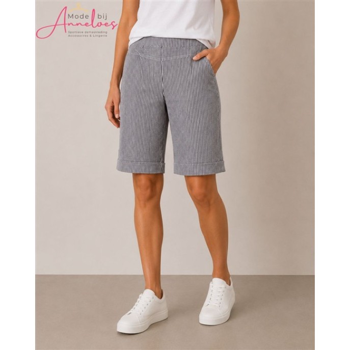 Enjoy Bermuda short strepen 923822 Indigo blauw Enjoy Bermuda short strepen 923822 Indigo blauw