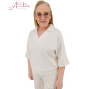 Enjoy Polo shirt 183755 offwhite