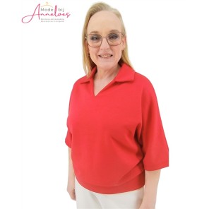 Enjoy Polo shirt 183755 Rood Enjoy Polo shirt 183755 Rood