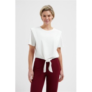 Lady Day knoop top Harriet Simple white Lady Day knoop top Harriet Simple white