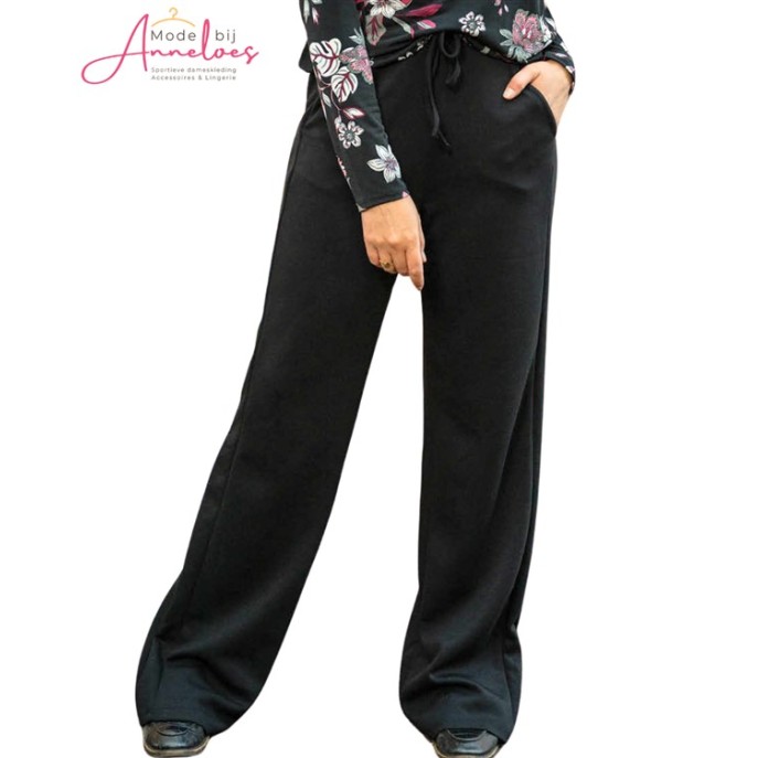 FOS Broek 7343 Ria Uni Zwart