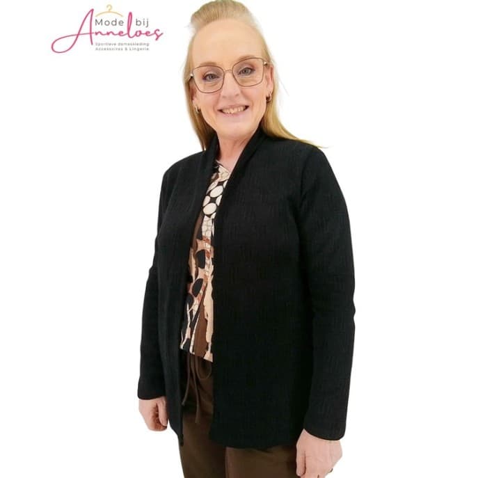 FOS Vest Londa relief Zwart