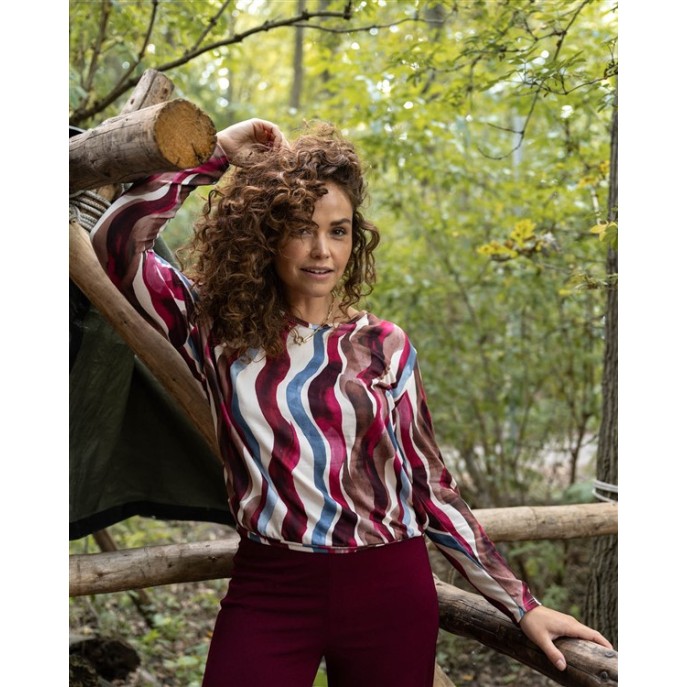 FOS Top 7553 Bella Brush Bordeaux