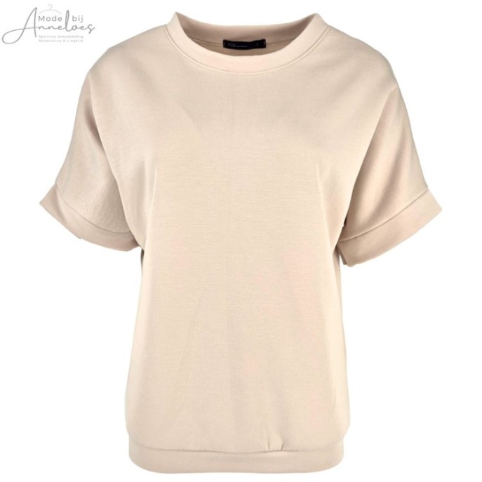 Z FOS Pullover KM uni Beige