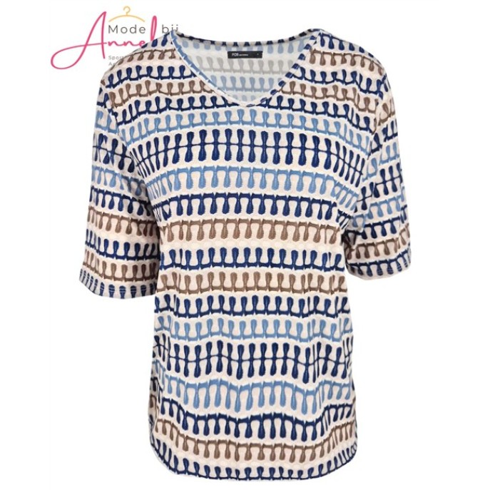 Fos Top Vivi Knit Look - 7842 Navy Fos Top Vivi Knit Look - 7842 Navy