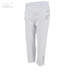 Fenzzy Broek capri - Wit