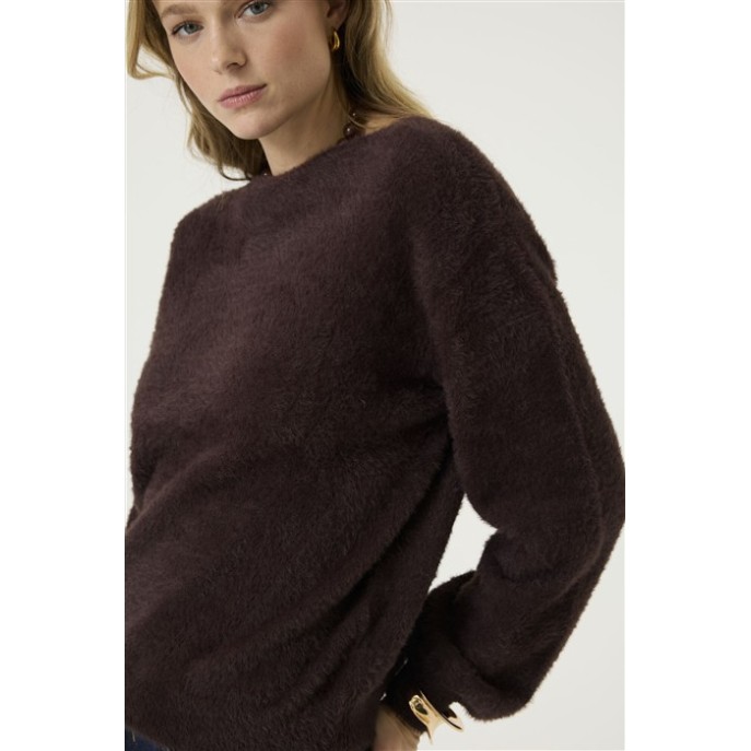 Garcia Pullover fluffy Z0072 - Hazel bruin Garcia Pullover fluffy Z0072 - Hazel bruin