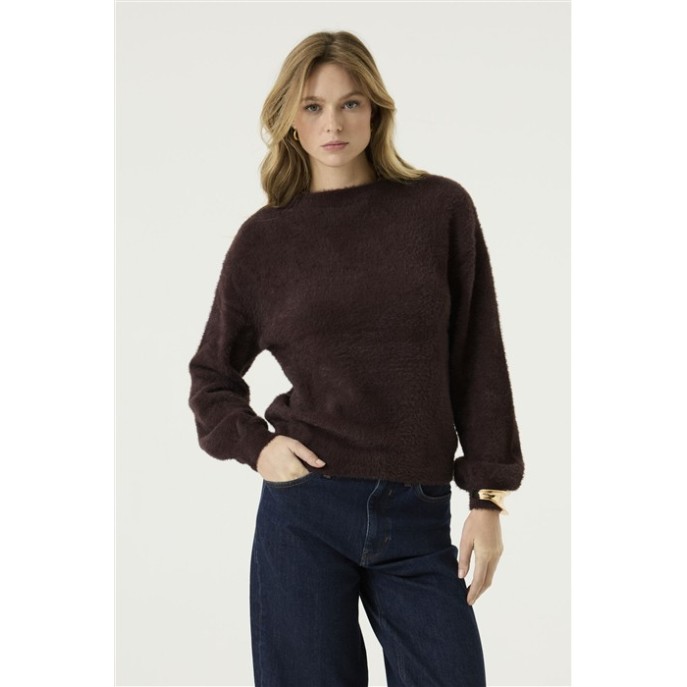 Garcia Pullover fluffy Z0072 - Hazel bruin Garcia Pullover fluffy Z0072 - Hazel bruin