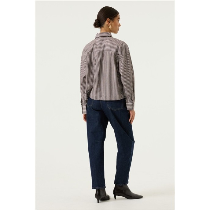 Garica Blouse T260232 streep en glitter Hazel ecru Garica Blouse T260232 streep en glitter Hazel ecru