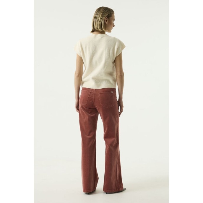 Garcia Pullover KM Borduring Ecru Garcia Pullover KM Borduring Ecru