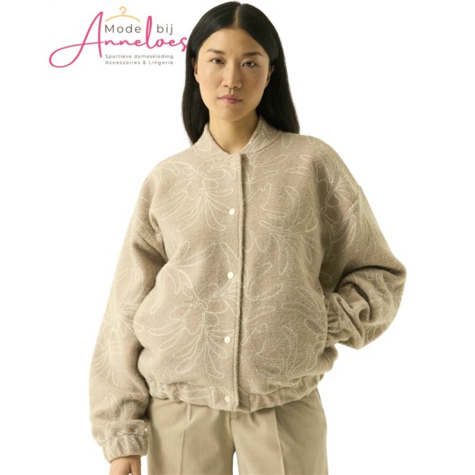 Garcia bomber jasje T260291 Sand Mélée