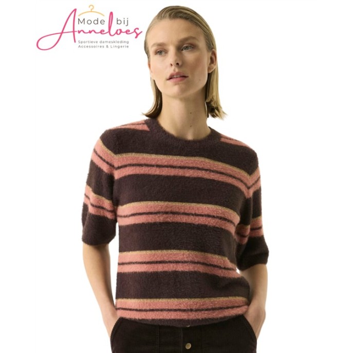 Garcia pullover harig T260245 Bruin Coral