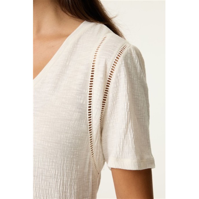 Garcia tshirt N260207 Ecru 