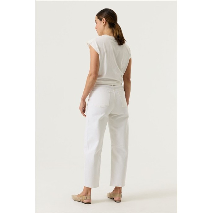 Garcia T-shirt Palmboom knoop Q260003 Off white