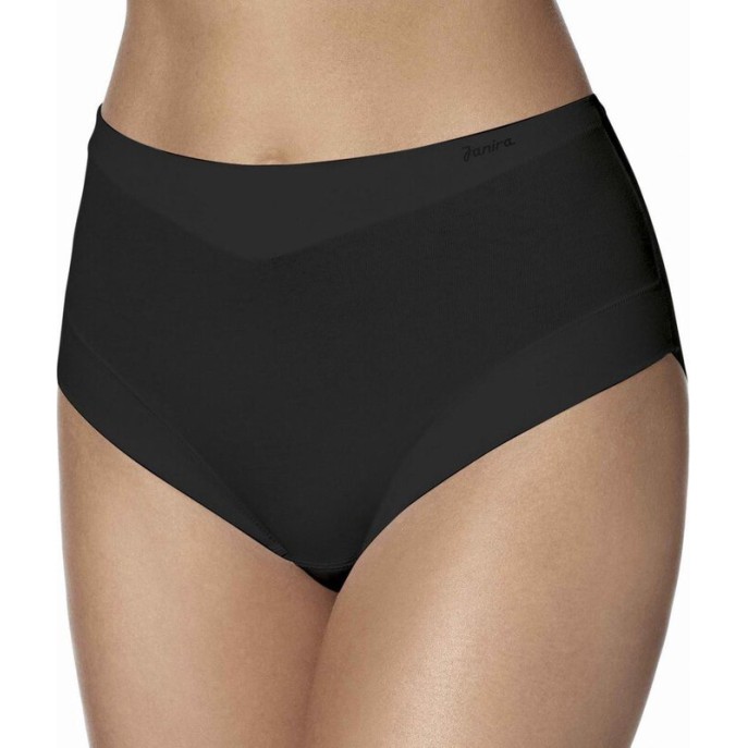 Slip taille invisiblE katoen - Zwart