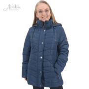 Winterjas met capuchon - Blauw
