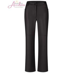 Barbara Lebek kunstleren broek Zwart