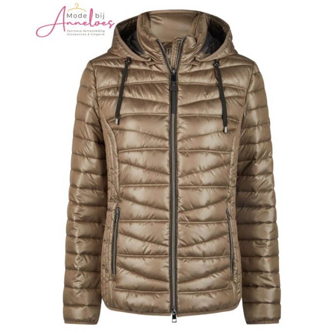 Barbara Lebek winterjas 30950052 bruin