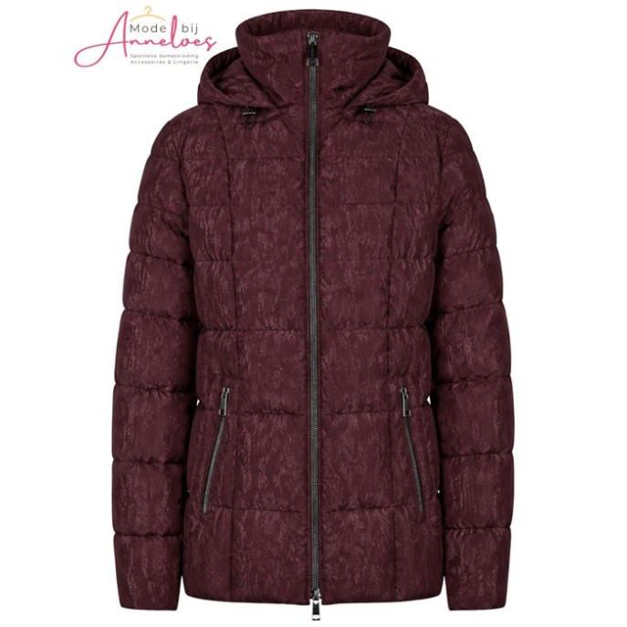Barbara Lebek winterjas 10590062 bordeaux