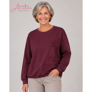 Barbara Lebek sweater 15252062 Bordeaux