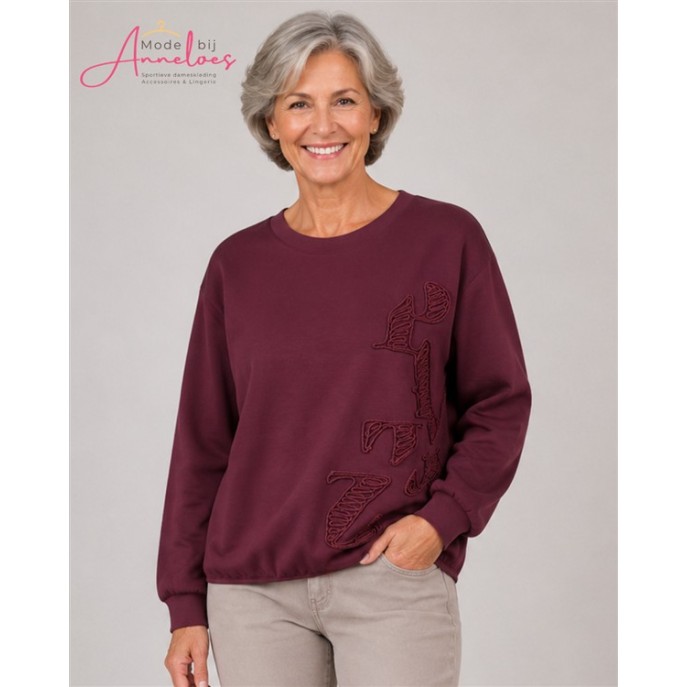 Barbara Lebek sweater 15252062 Bordeaux Barbara Lebek sweater 15252062 Bordeaux