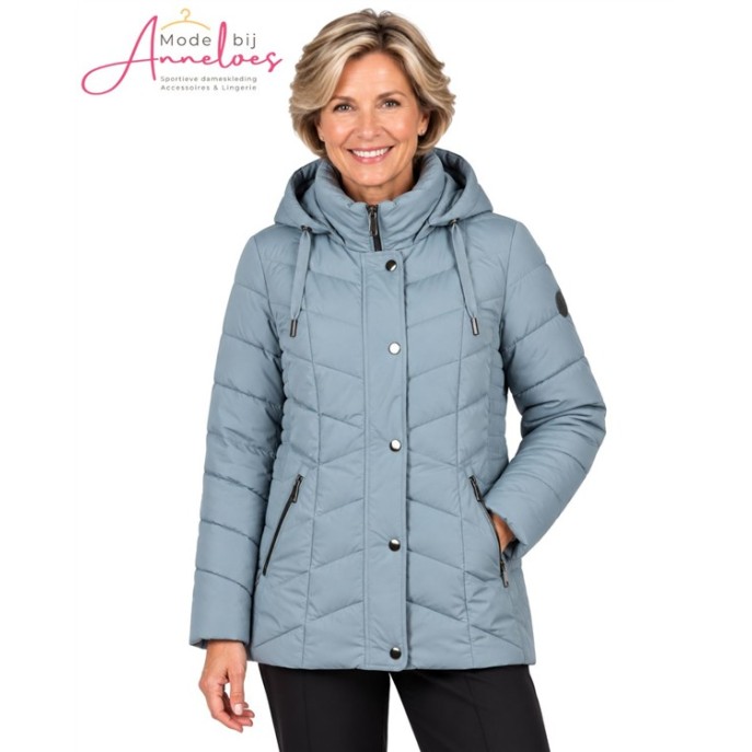 Barbara Lebek winterjas 10250062 Licht turqoise Barbara Lebek winterjas 10250062 Licht turqoise