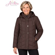 Barbara Lebek Winterjas 10250062 Donker Bruin Barbara Lebek Winterjas 10250062 Donker Bruin