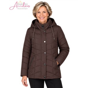 Barbara Lebek Winterjas 10250062 Donker Bruin Barbara Lebek Winterjas 10250062 Donker Bruin